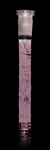 Milkyway ''Space Odyssey'' Glass Bong Downstem - Pink