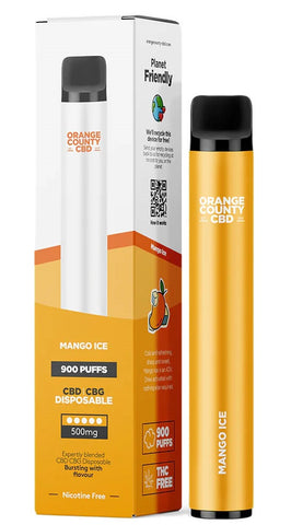 Orange County CBD/CBG Vape 3ml - Mango Ice