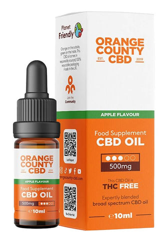 Orange County Broad Spectrum CBD Oil 500 mg - Apple