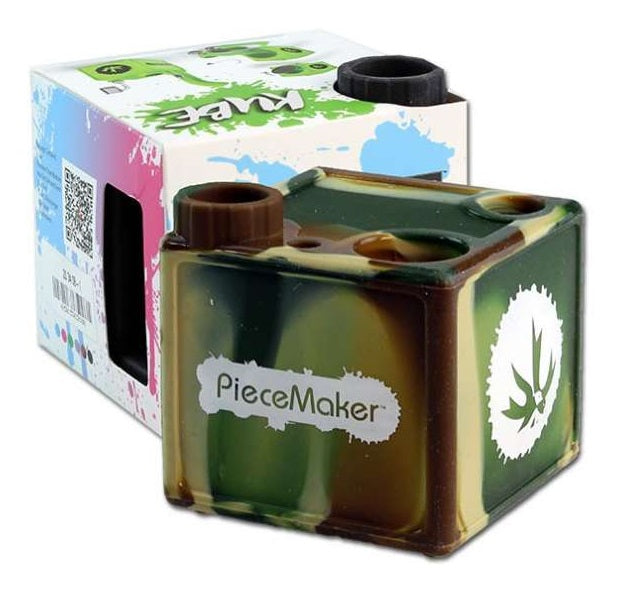 Piecemaker ''Cube'' Silicone Dab Rig Camo • Buy | Puff Puff Palace