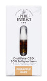 Pure Extract Pre-Filled 510 CBD Oil Cartridge - Pinapple Haze