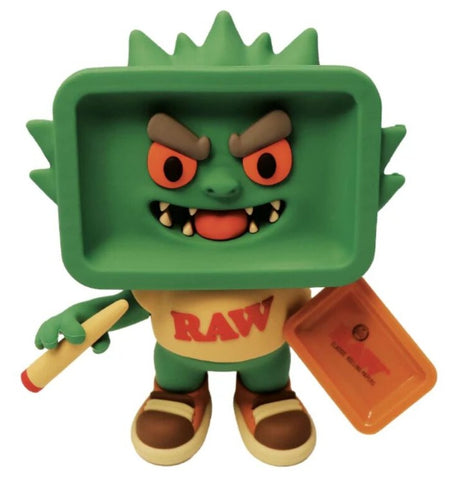 RAW ''Traysor'' Rolling Tray With Storage Figure