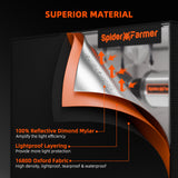 SpiderFarmer® 70x70x160cm Reflective Grow Tent (2-4 Plants)