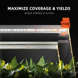 2024 SpiderFarmer® G3000 300W Full Spectrum LED Grow Light