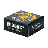 The Bulldog Blue Glass Ashtray