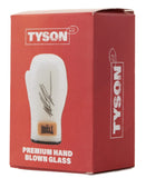 Tyson 2.0 Boxing Glove Glass Hand Smoking Pipe - White