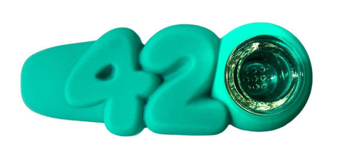 Urban Crew ''420 Turquoise'' Silicone Pipe