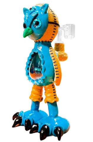 Urban Crew ''Blue Bird'' Clay & Glass Dab Rig