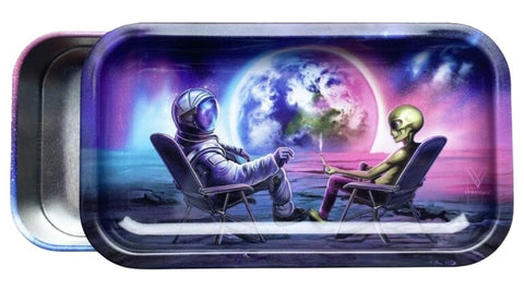 V-Syndicate ''Syndicase 2.0'' Tin Storing Box With Rolling Tray - Blunt Orbit