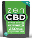 Zen CBD Gummies 250mg - Watermelon