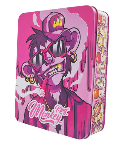 Monkey King Large Metal Storage Box - Bubblegum Edition