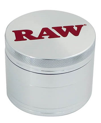 RAW Original Metal Grinder 4 Parts Silver (55mm)