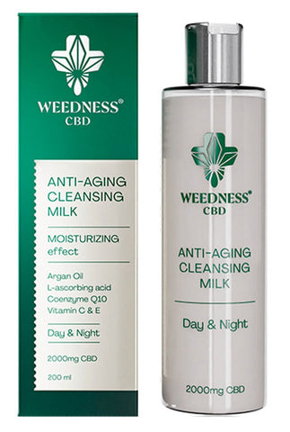 Weedness Anti-Aging Cleansing Milk 2000mg CBD