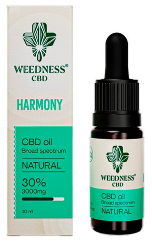 Weedness 30% Broad Spectrum CBD Oil Natural