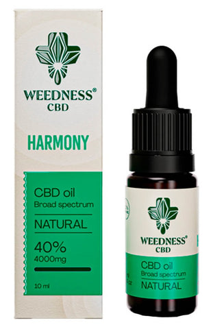 Weedness 40% Broad Spectrum CBD Oil Natural