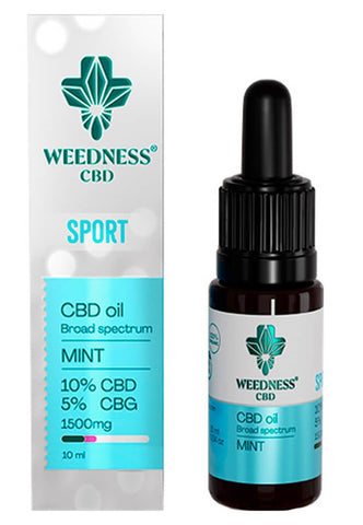 Weedness ''Sport'' CBD & CBG Oil 1500mg - Mint