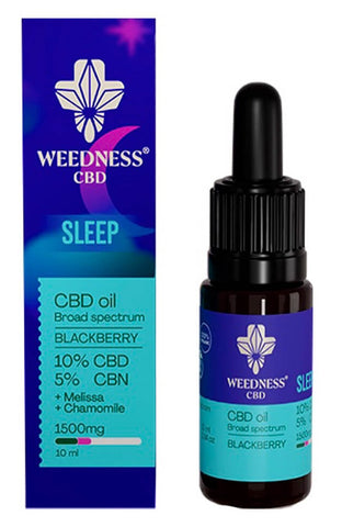 Weedness ''Sleep'' CBD & CBN Oil 1500mg  - Blackberry