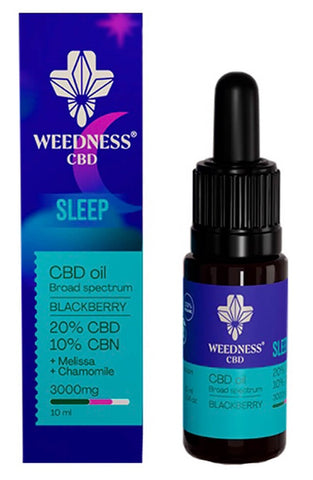 Weedness ''Sleep'' CBD & CBN Oil 3000mg  - Blackberry