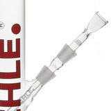 Ehle Bent Neck Clear Cylinder Glass Bong - Puff Puff Palace