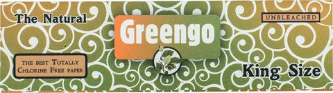 Greengo Kingsize Unbleached - 33 leaves - Puff Puff Palace