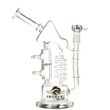 Tsunami Twisted Sprinkler Honeycomb Recycler Bong - Puff Puff Palace