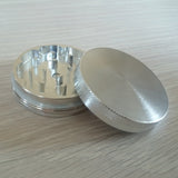 Aluminium Grinder 2 parts 55mm - Metallic - Puff Puff Palace