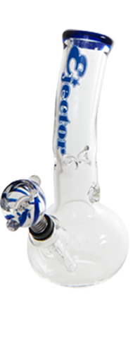 Ejector Ice Bong 18 cm Blue - Puff Puff Palace